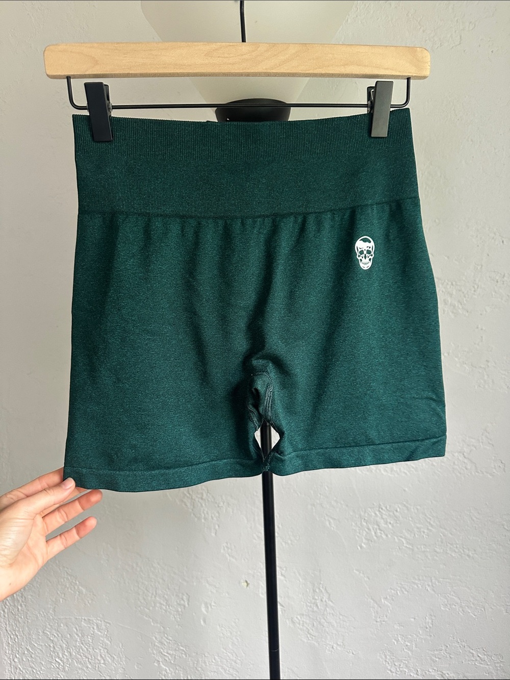 Gymreapers Dark Green Seamless Shorts